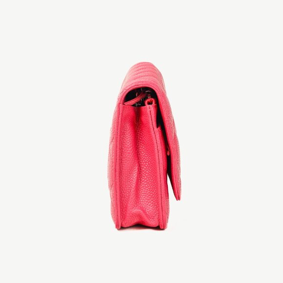 Chanel Silver Strap Pink Magenta Caviar Wallet-on-Chain - Picture 3 of 14